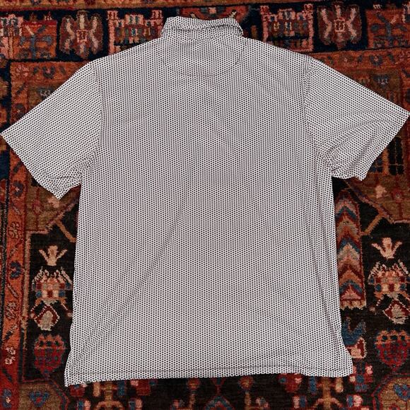 Rafter C Pearl Snap Texas All Over Print Golf Polo Shirt Mens XL Oversized - Picture 9 of 9